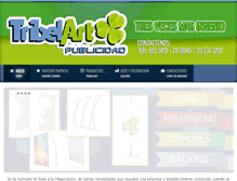 Tablet Screenshot of portapendonesypublicidad.com